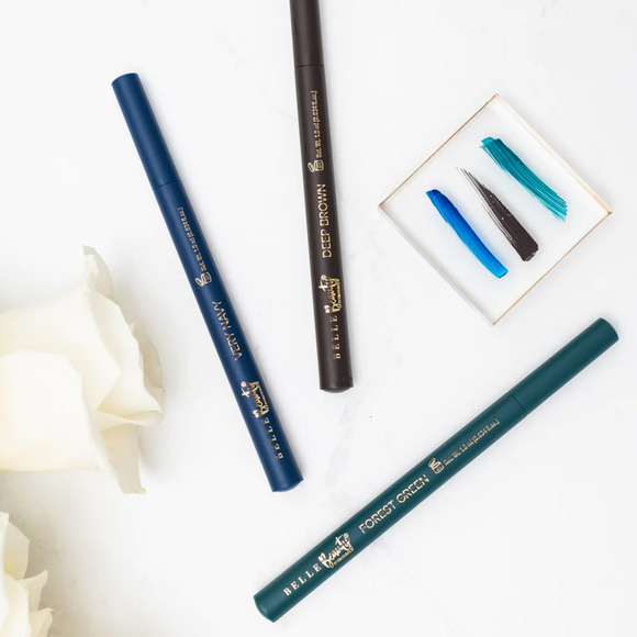 Belle Beauty Line Backer Liquid Eye Liner Forest Green 0.034 fl oz - Picture 2 of 2